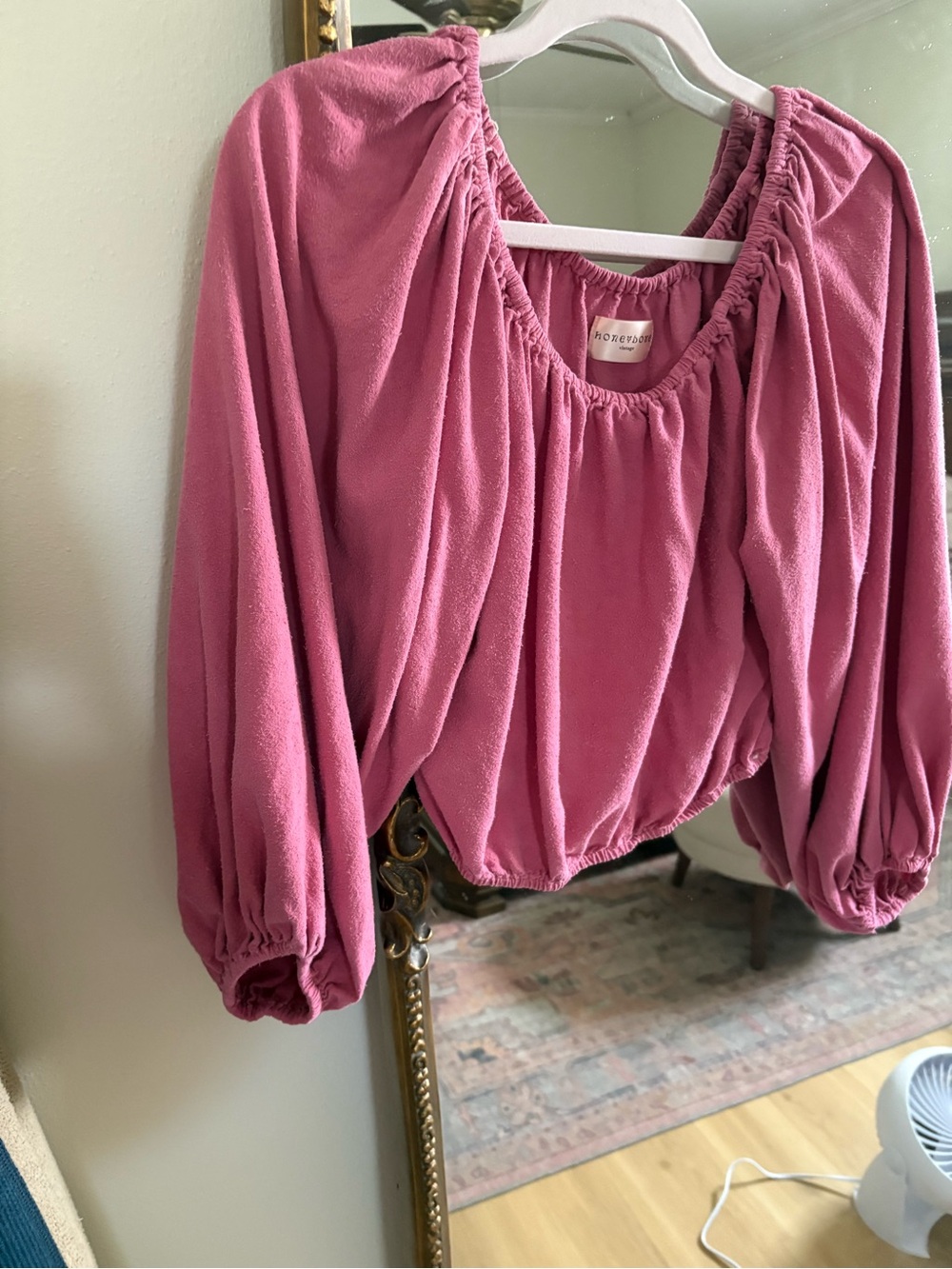 Honeydove Vintage Puff Long Sleeve Top